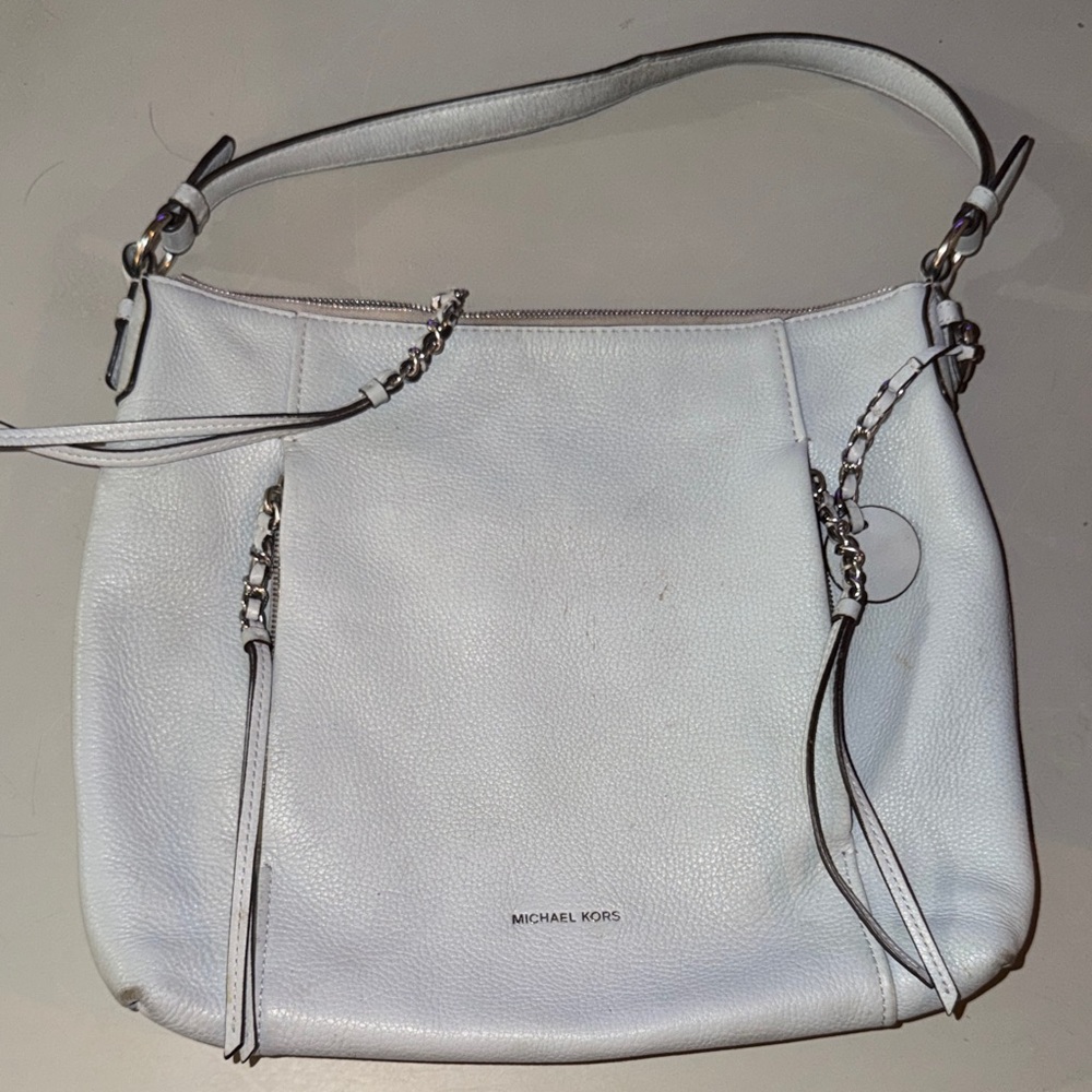 Michael Kors Light Gray Shoulder Bag